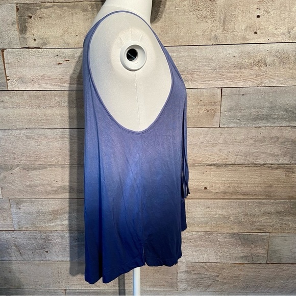 BNWOT American Eagle Outfitters blue ombré soft & sexy‎ tank top in  size small - Picture 4 of 10